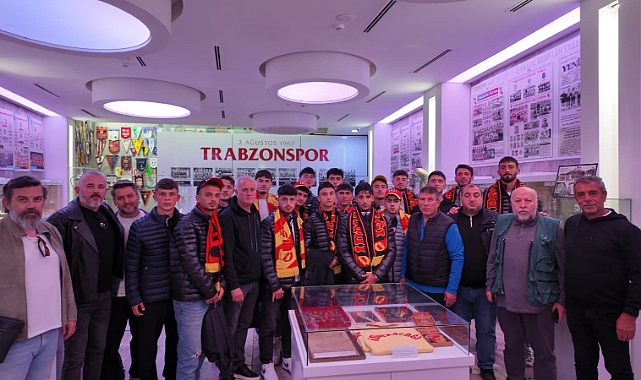 İDMANOCAĞI FUTBOLCULARI TRABZONSPOR MÜZESİNİ ZİYARET ETTİ