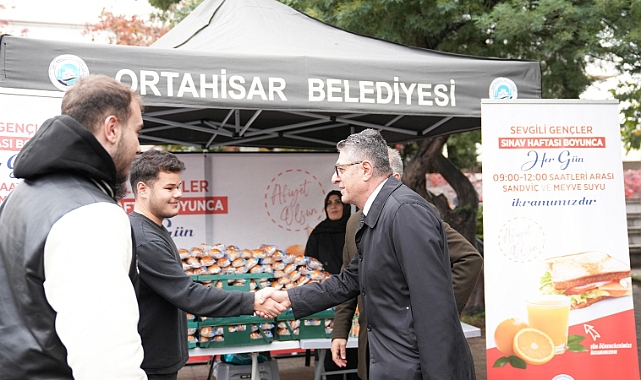 ORTAHİSAR BELEDİYESİ’NDEN SINAV HAFTASINDA ÖĞRENCİLERE DESTEK