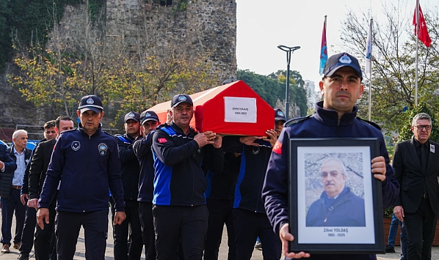 ORTAHİSAR BELEDİYESİ, YOLDAŞ’INI GÖZYAŞLARIYLA SON YOLCULUĞUNA UĞURLADI