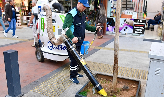 ORTAHİSAR SOKAKLARI ÇEVRECİ TEKNOLOJİYLE DAHA TEMİZ 