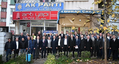 BAŞKAN GENÇ ŞALPAZARI'NDA MUHTARLARLA BULUŞTU