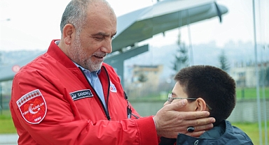 Canikli Özel Öğrenciler Tasarladı, Samsunsporlu Futbolcular Sahada Yerini Aldı