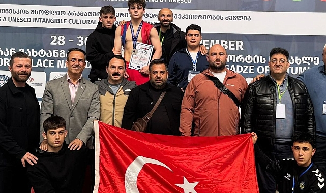 Düzköy’ün gururu Yusuf Seyis, Gürcistan Dünya Kupası’nda ikincilik elde etti!