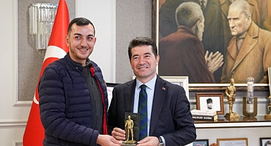 O ASKER, BAŞKAN KAYA’YI ZİYARET ETTİ