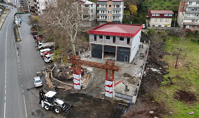 ARAKLI VE ÇARŞIBAŞI İTFAİYE BİNALARI TAMAMLANDI