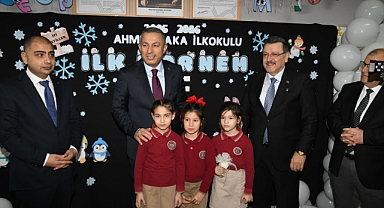 BAŞKAN GENÇ, KARNE HEYECANINA ORTAK OLDU