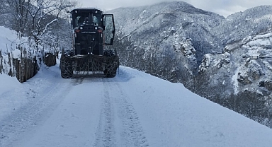 BÜYÜKŞEHİR EKİPLERİ KIŞ NÖBETİNDE