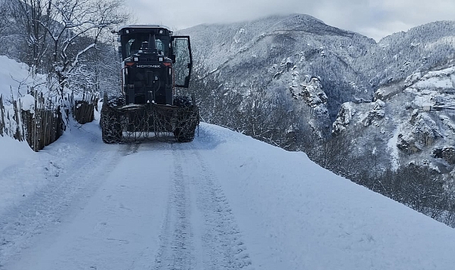 BÜYÜKŞEHİR EKİPLERİ KIŞ NÖBETİNDE