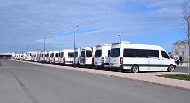 DOLMUŞLAR YENİ YERLERİNE TAŞINIYOR