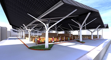 SÜRMENE’YE MODERN PAZAR YERİ VE KAPALI OTOPARK GELİYOR