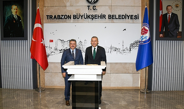TRABZON VALİSİ ŞAHİN’DEN BÜYÜKŞEHİR’E ZİYARET