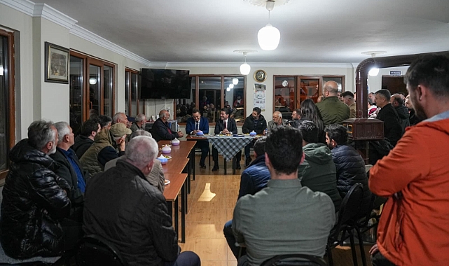 BAŞKAN KAYA, ÖZKAYMAKLI’DA VATANDAŞLARLA BİR ARAYA GELDİ