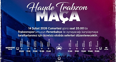 BÜYÜKŞEHİR’DEN TARAFTARA ÜCRETSİZ ULAŞIM VE OTOPARK HİZMETİ