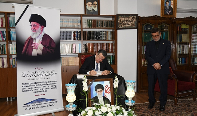 BAŞKAN GENÇ’TEN İRAN BAŞKONSOLOSLUĞU'NA TAZİYE ZİYARETİ