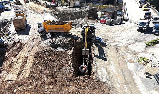 BÜYÜKŞEHİR’DEN DERNEKPAZARI’NDA ALTYAPI SEFERBERLİĞİ