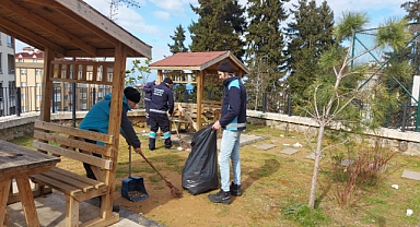 ORTAHİSAR BELEDİYESİ’NDEN PARK VE BAHÇELERE BAHAR DOKUNUŞU