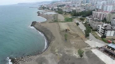 AKÇAABAT SAHİLİNDE BÜYÜK DEĞİŞİM BAŞLIYOR