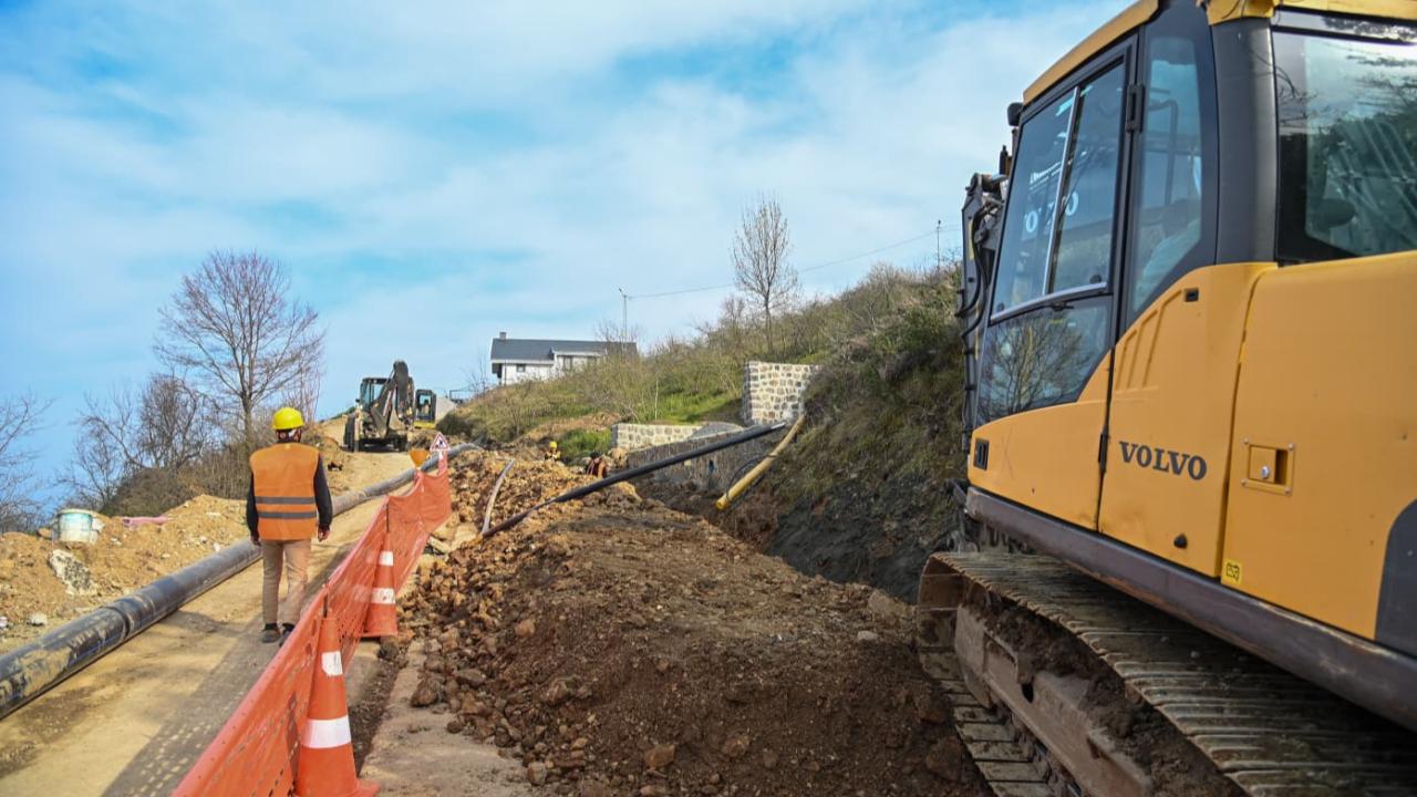 AKÇAABAT’TA İÇME SUYU ALTYAPISI GÜÇLENİYOR