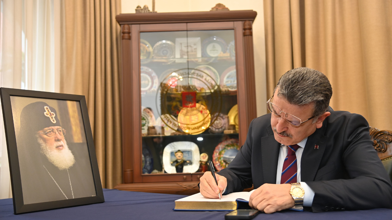 BAŞKAN GENÇ’TEN GÜRCİSTAN BAŞKONSOLOSLUĞU'NA TAZİYE ZİYARETİ