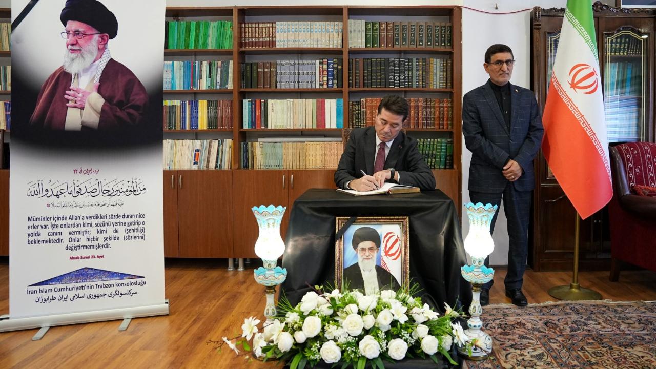 BAŞKAN KAYA’DAN İRAN BAŞKONSOLOSU MOHEBATİ'YE TAZİYE