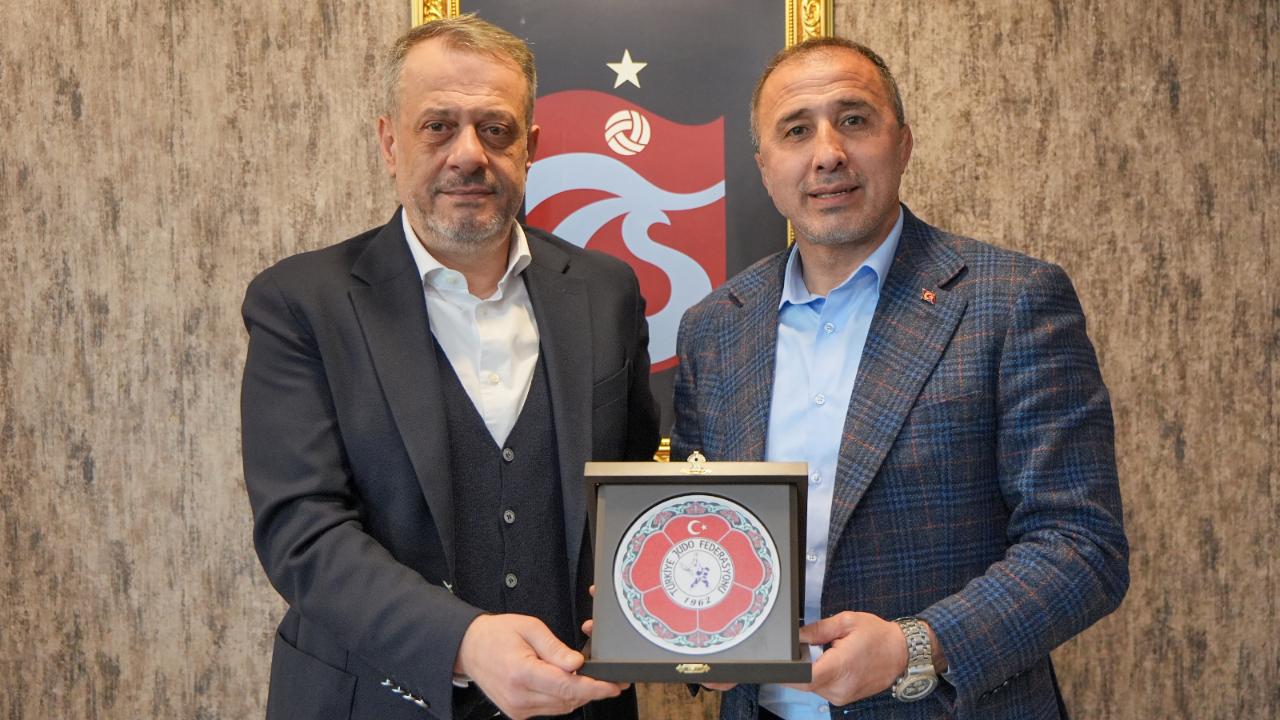 Judo Federasyonu Başkanı Sezer Huysuz’dan Trabzonspor'a Ziyaret