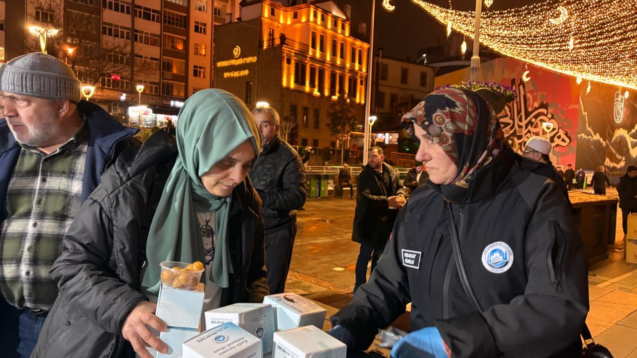ORTAHİSAR BELEDİYESİ, İKRAM GELENEĞİNİ KADİR GECESİ’NDE DE SÜRDÜRDÜ