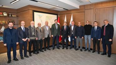 BAŞKAN GENÇ’TEN USLU’YA ZİYARET