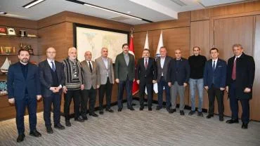 BAŞKAN GENÇ’TEN USLU’YA ZİYARET