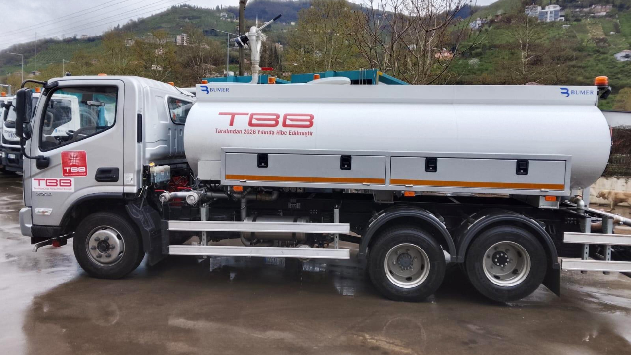 BAŞKAN KAYA, TBB’NİN HİBE ETTİĞİ İŞ MAKİNESİNİ TESLİM ALDI