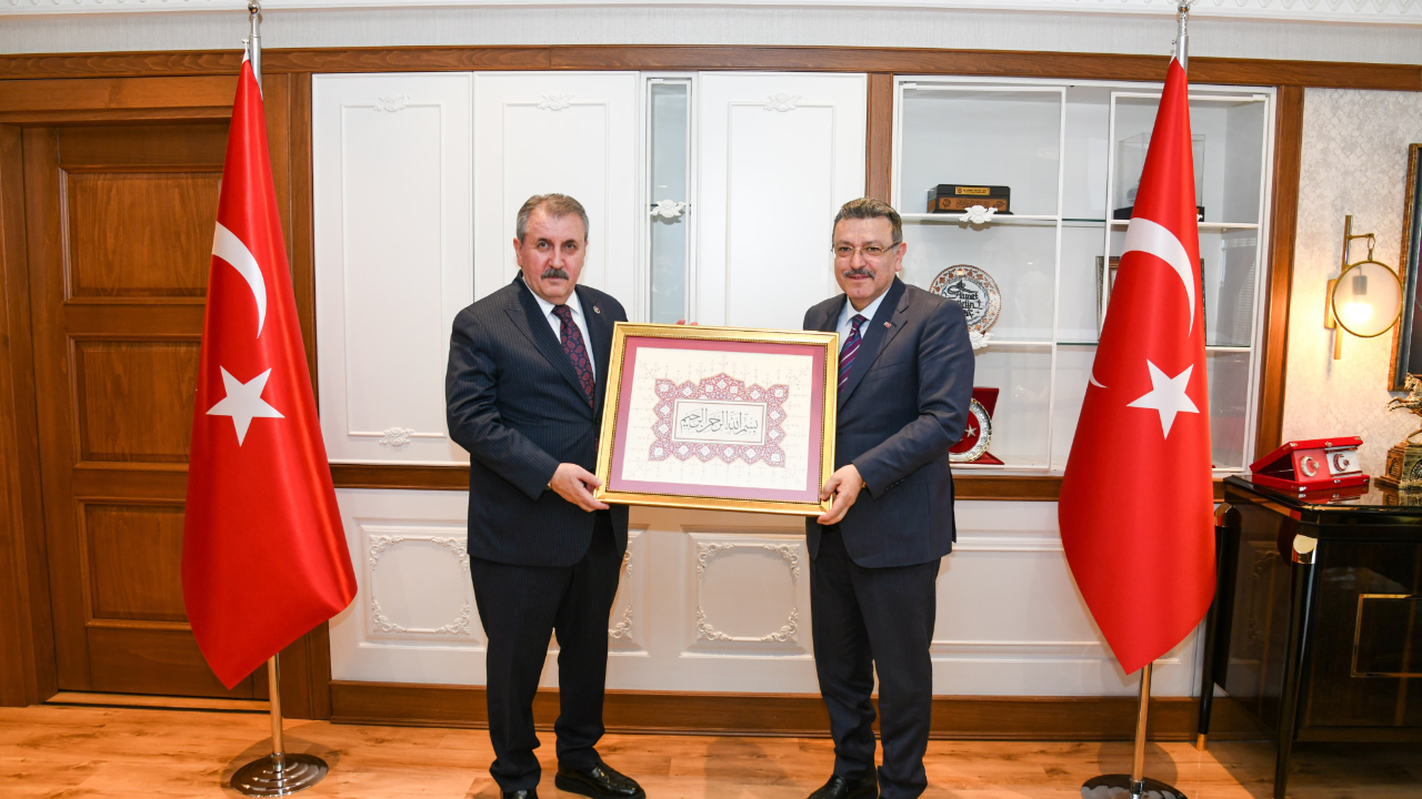 BBP GENEL BAŞKANI DESTİCİ’DEN BAŞKAN GENÇ’E ZİYARET