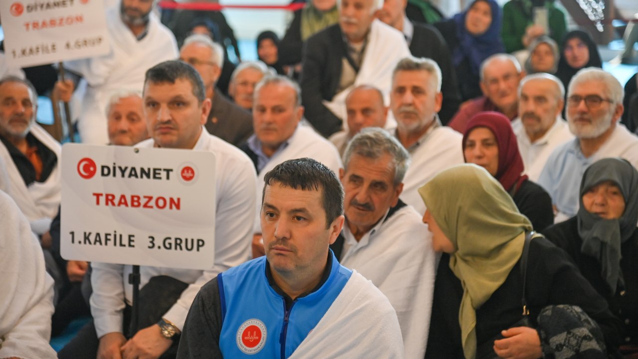 Trabzon’da 950 hacı adayı dualarla uğurlandı