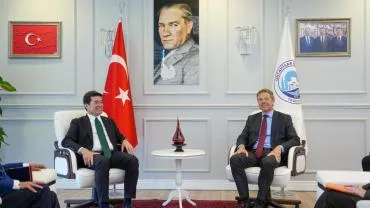 BAŞKAN KAYA, HOLLANDA ANKARA BÜYÜKELÇİSİ WİJNANDS’I AĞIRLADI