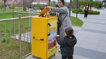 ORTAHİSAR BELEDİYESİ, ATIK YAĞ TOPLAMA KUMBARALARINI HİZMETE SUNDU