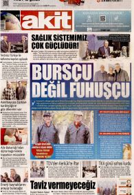Yeni Akit Gazete Manşeti