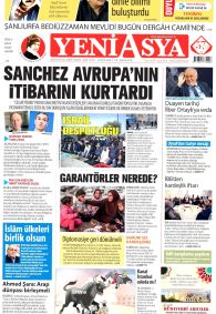 Yeni Asya Gazete Manşeti
